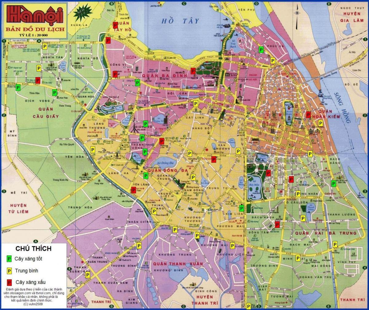 hanoi kaardil