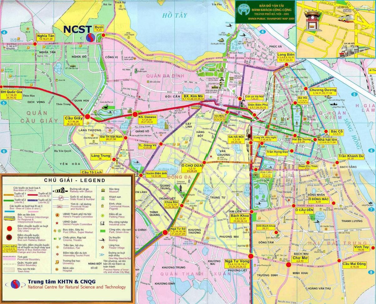 Kaart hanoi ühistransport