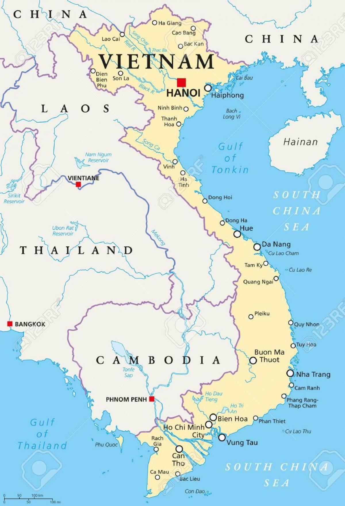 hanoi asukoht kaardil