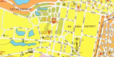 Kaart hanoi kesklinn